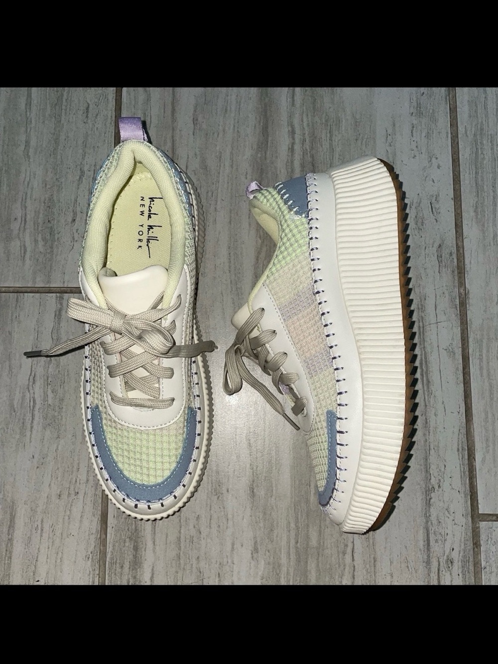 Nicole Miller Color Block Sneakers - Women’s Size 9.5